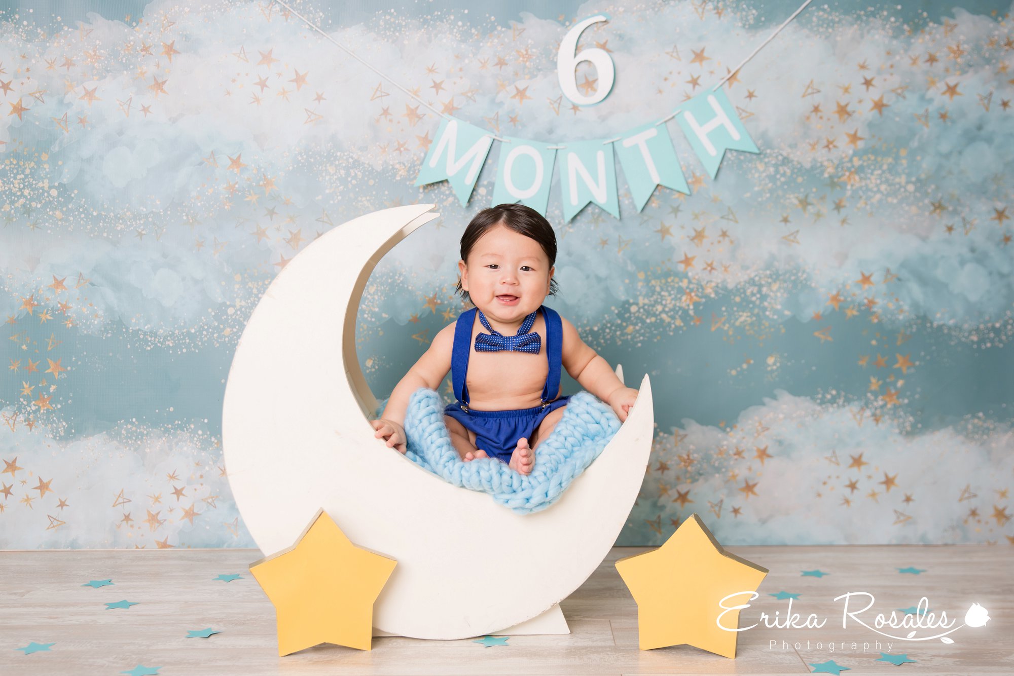 six month baby photoshoot